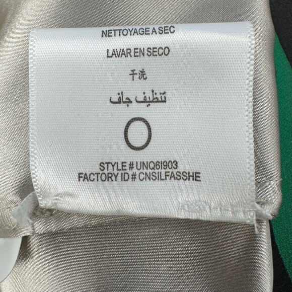 BCBGMaxAzria Green/Blue/White Printed Evergrenco Strapless Dress Womens Size 0 - Picture 8 of 16